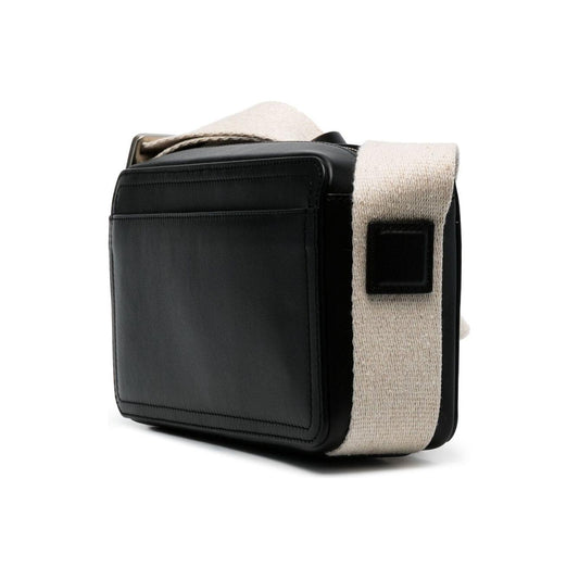 JACQUEMUS Le Cuerda Leather Men Bag  Black Shoulder JACQUEMUS