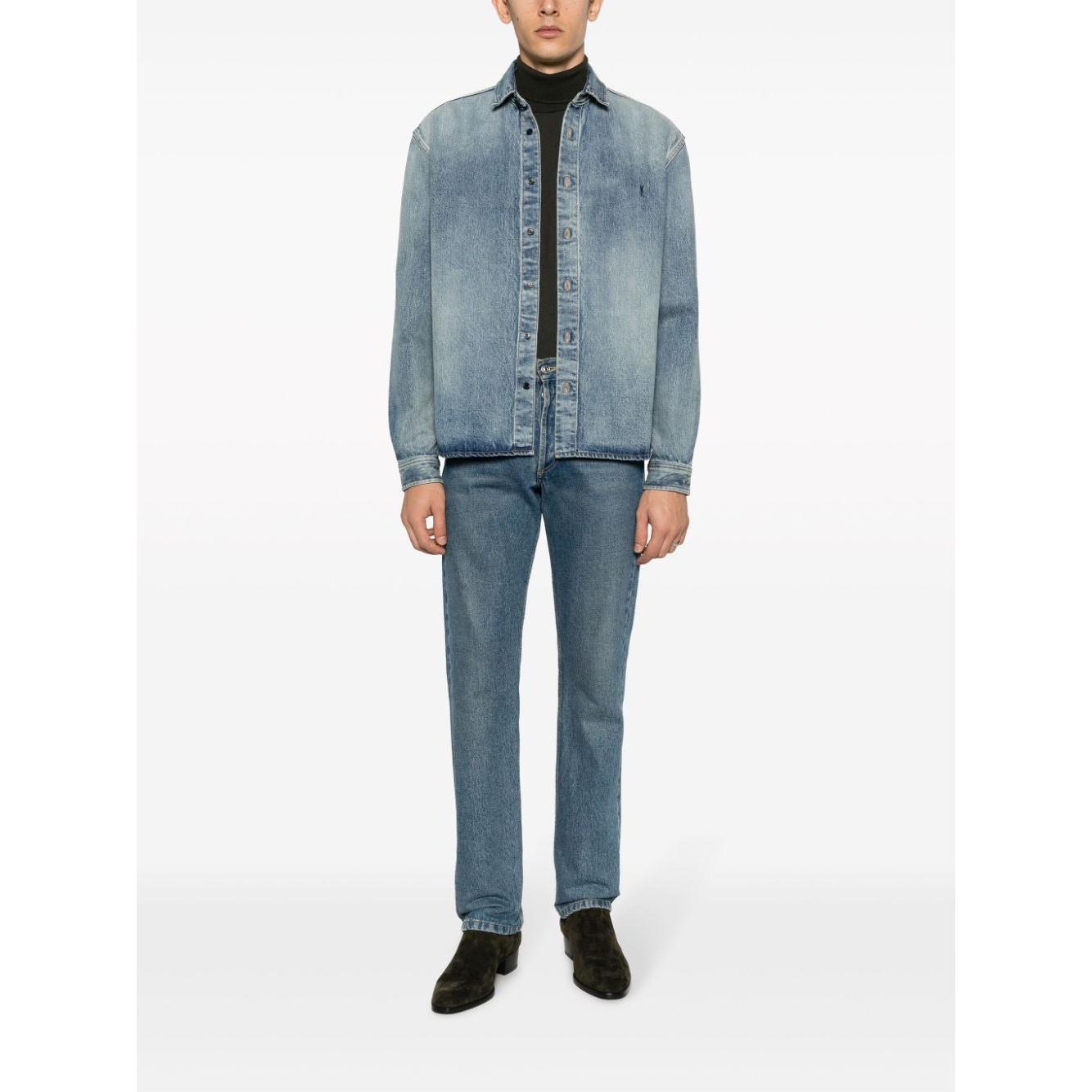 Saint Laurent  Shirts Clear Blue Shirts Saint Laurent