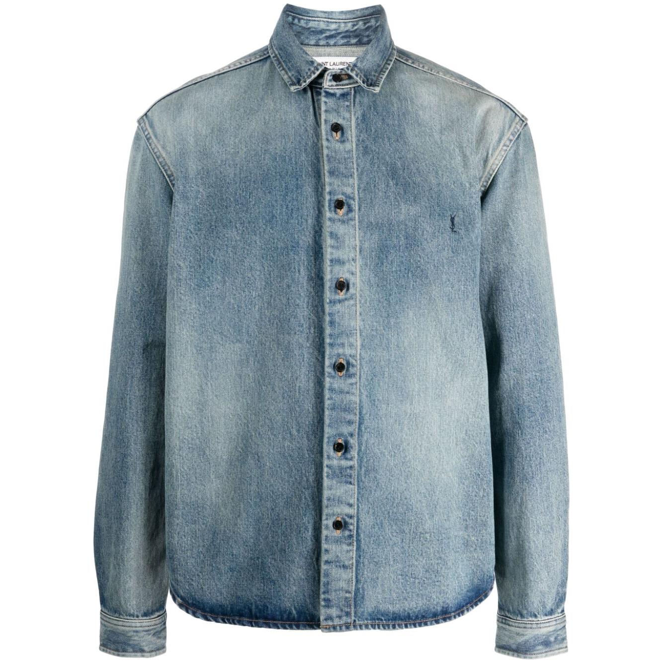 Saint Laurent  Shirts Clear Blue Shirts Saint Laurent