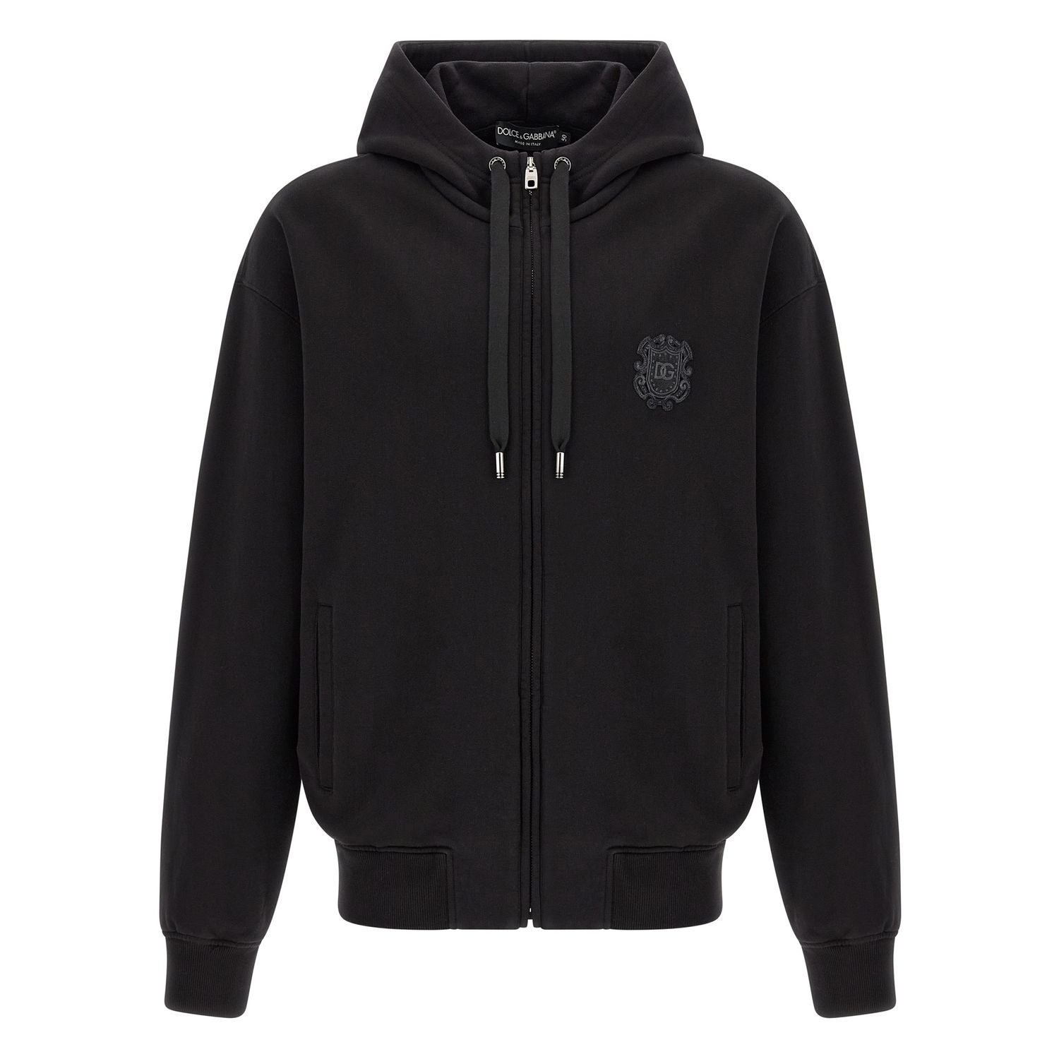 Dolce & Gabbana Black Cotton Sweatshirt