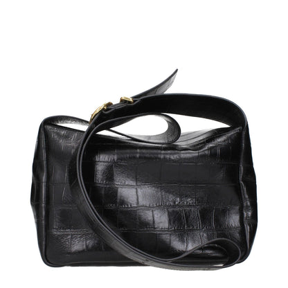 Jil Sander Black Leather Crossbody Bag