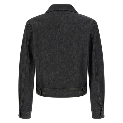 Lemaire Blue Cotton Denim Jacket
