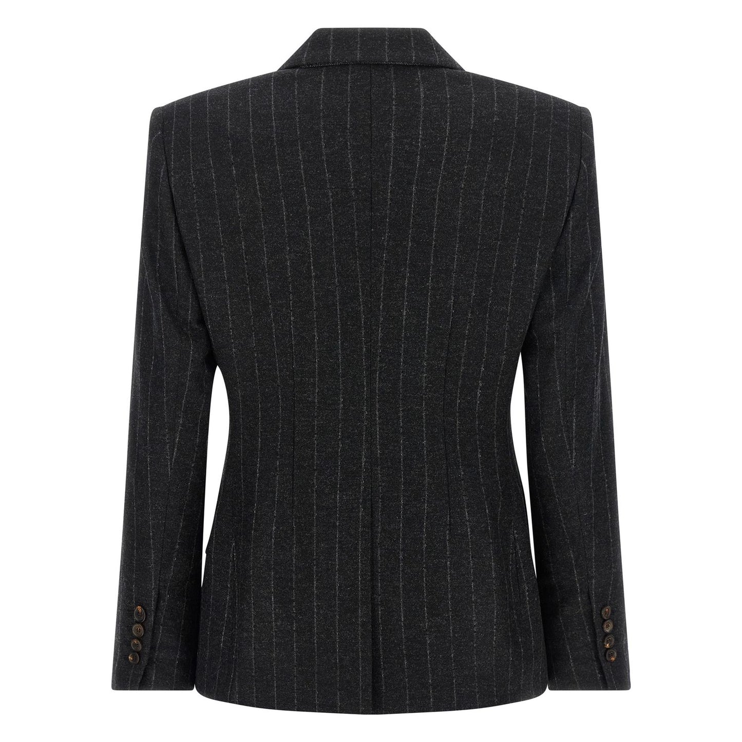 Brunello Cucinelli Gray Virgin Wool Blazer