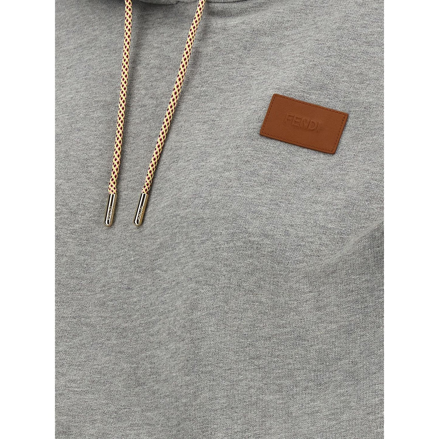 Fendi Gray Cotton Sweatshirt