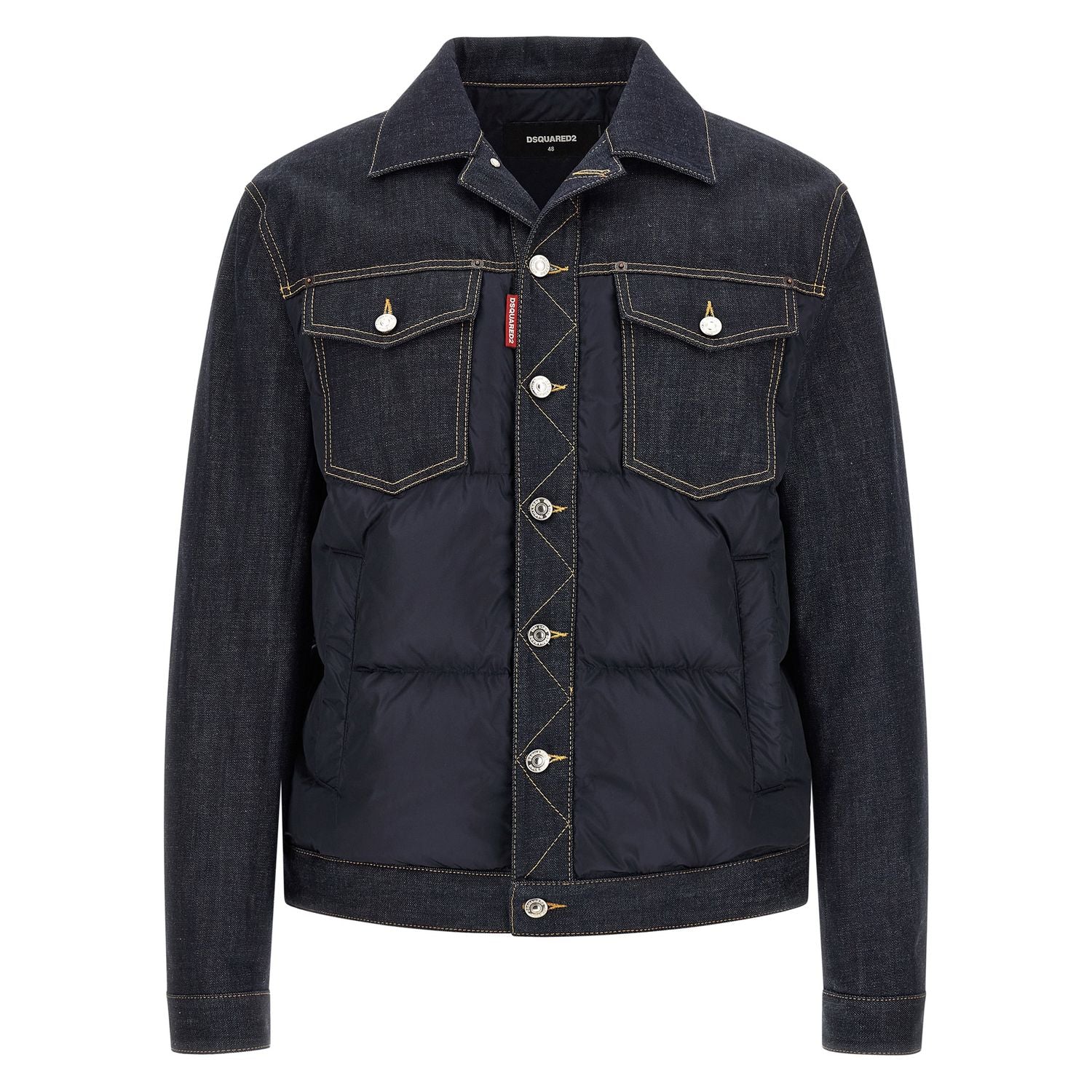 Dsquared² Blue Cotton Denim Jacket
