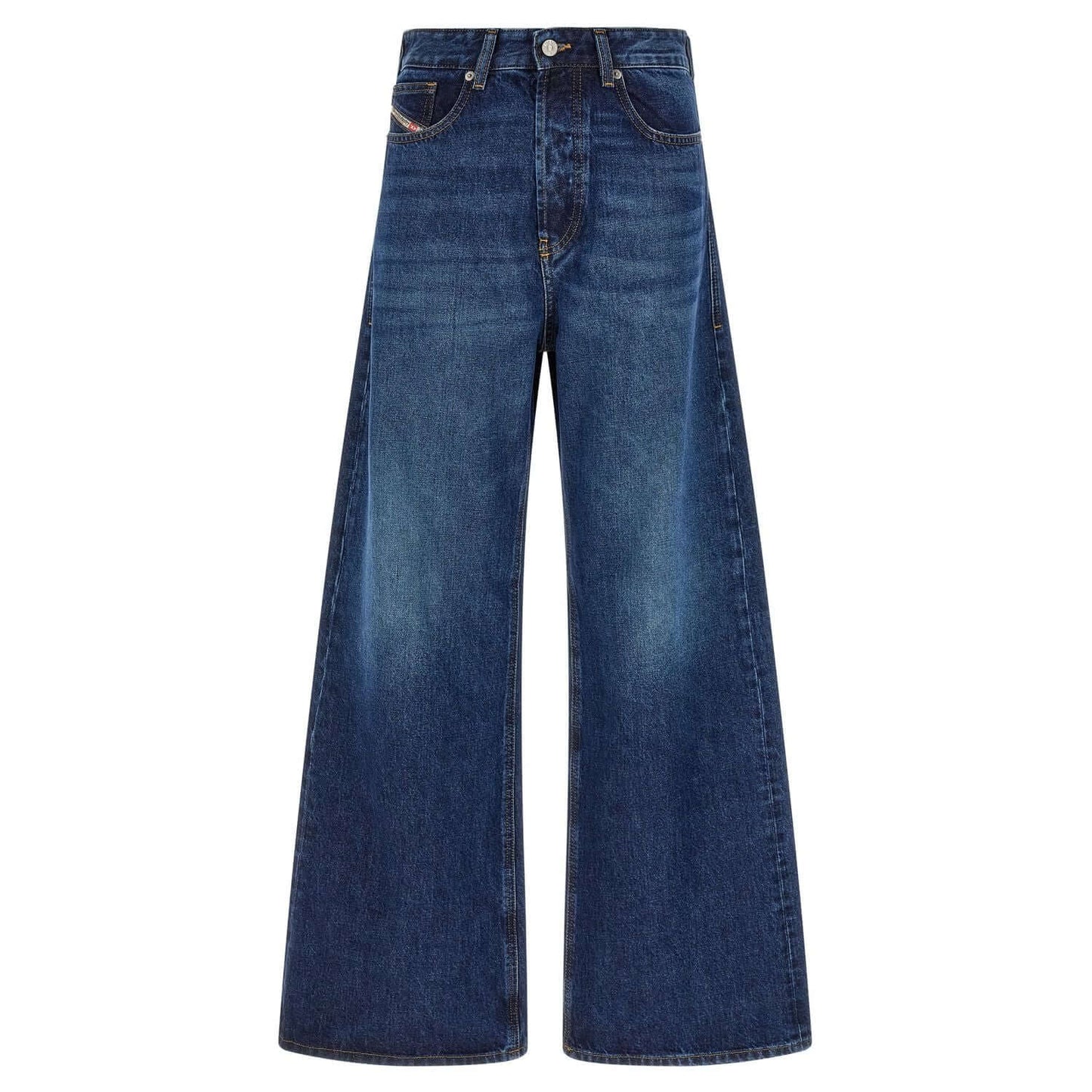 Diesel Blue Cotton Jeans Denim