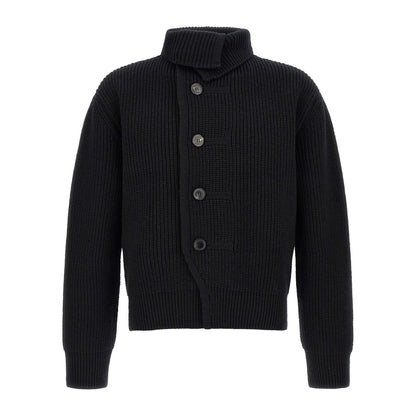 Dries Van Noten Blue Wool Cardigan