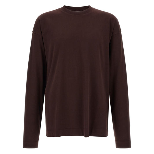 Dries Van Noten Bordeaux Cotton T-Shirt