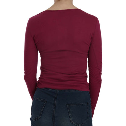 Exte Crystal Embellished Long Sleeve Casual Top Exte