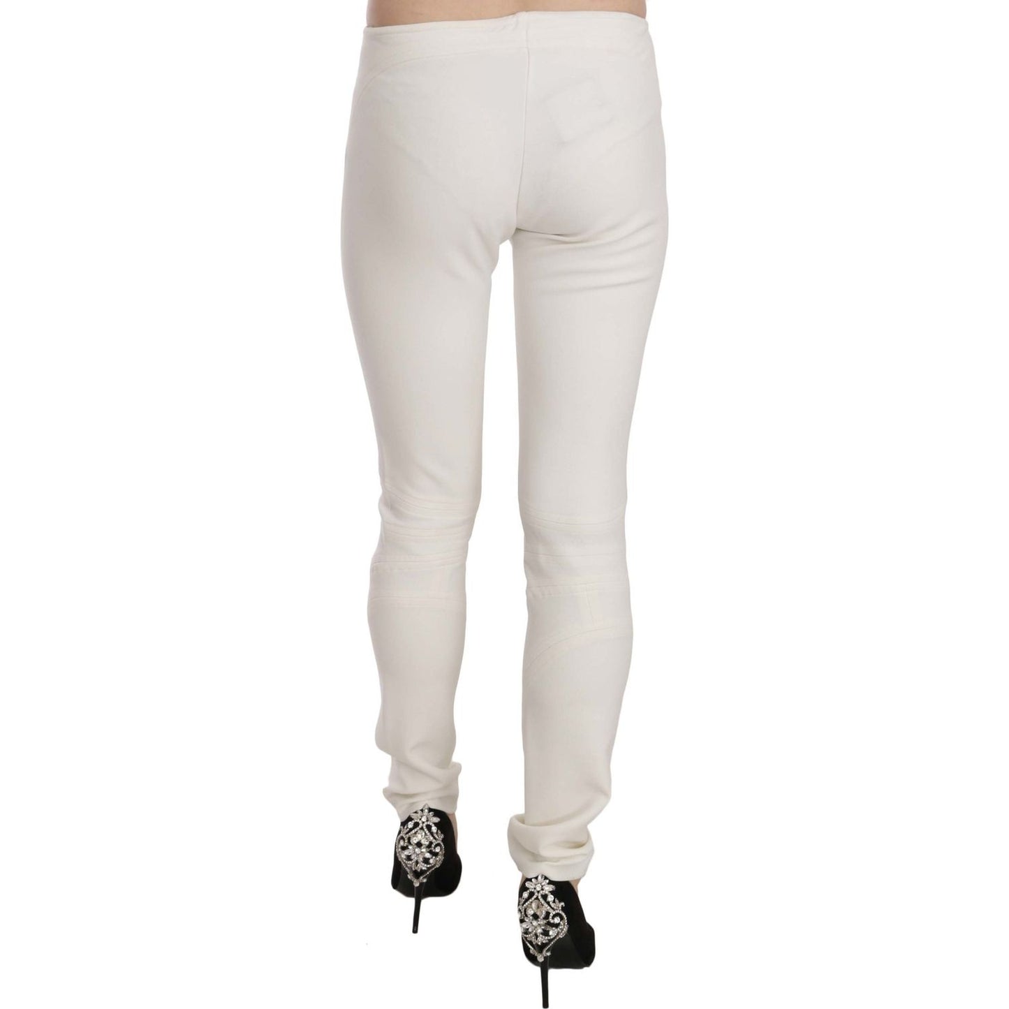 Just Cavalli Elegant Mid Waist Skinny Dress Pants Just Cavalli