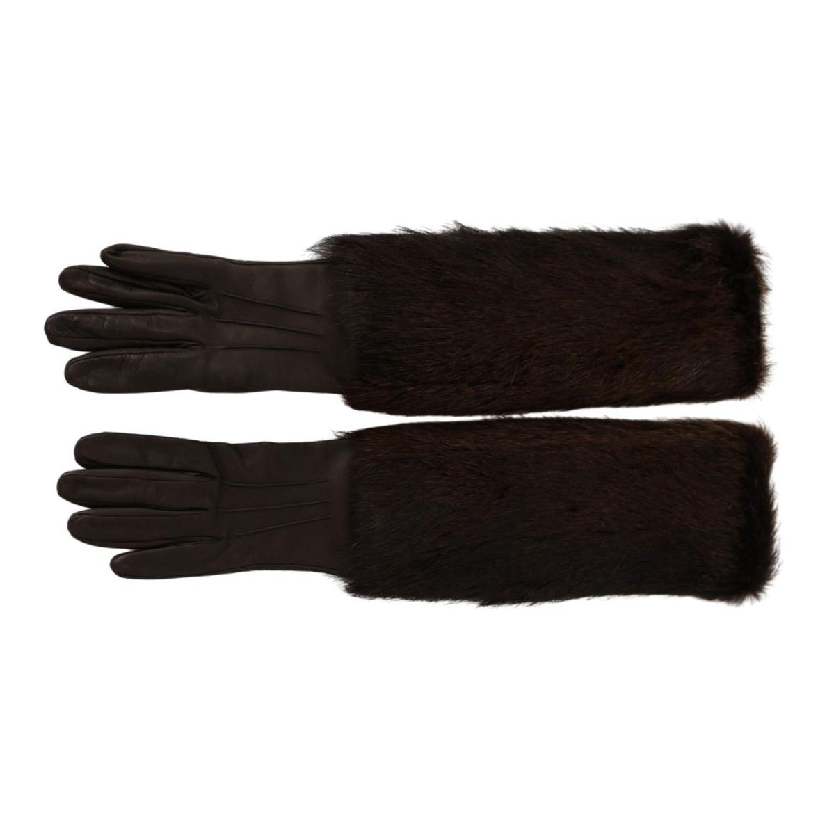 Dolce & Gabbana Elegant Elbow Length Leather Gloves Dolce & Gabbana