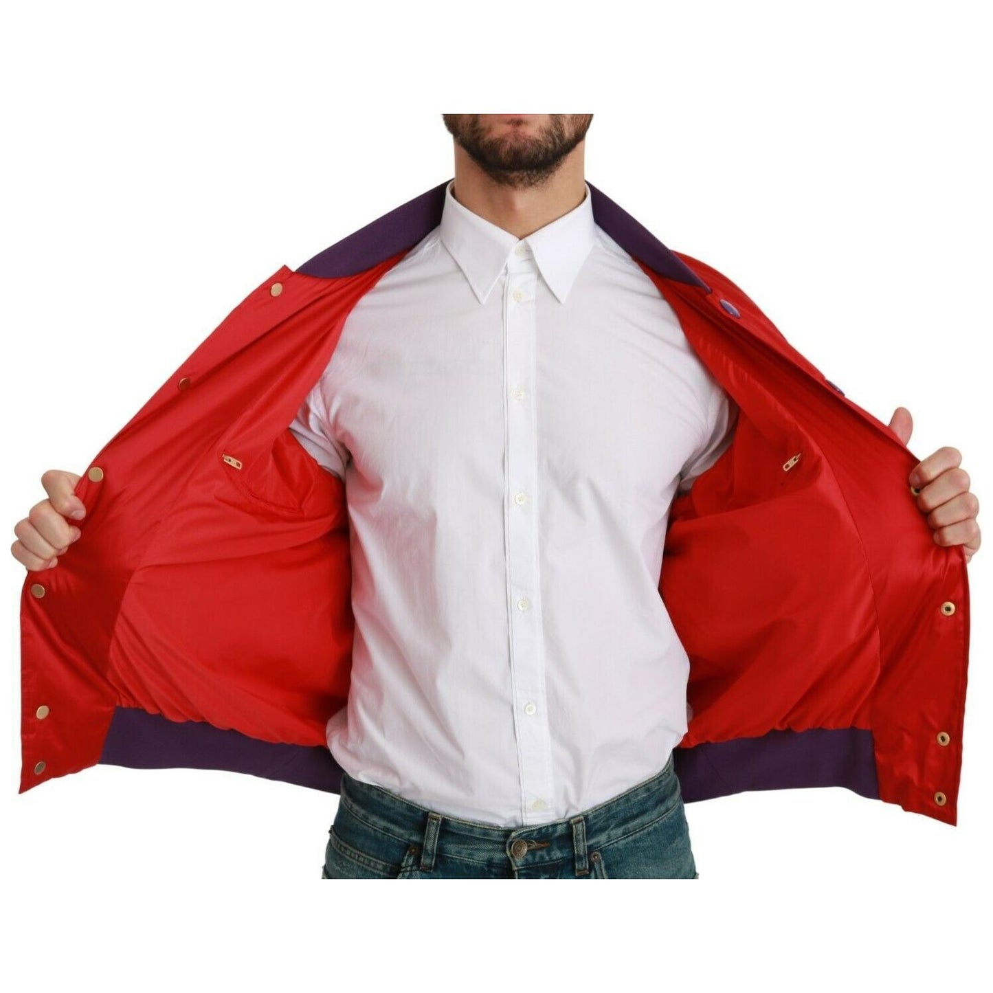 Dolce & Gabbana Red YEAR OF THE PIG Bomber Jacket Dolce & Gabbana