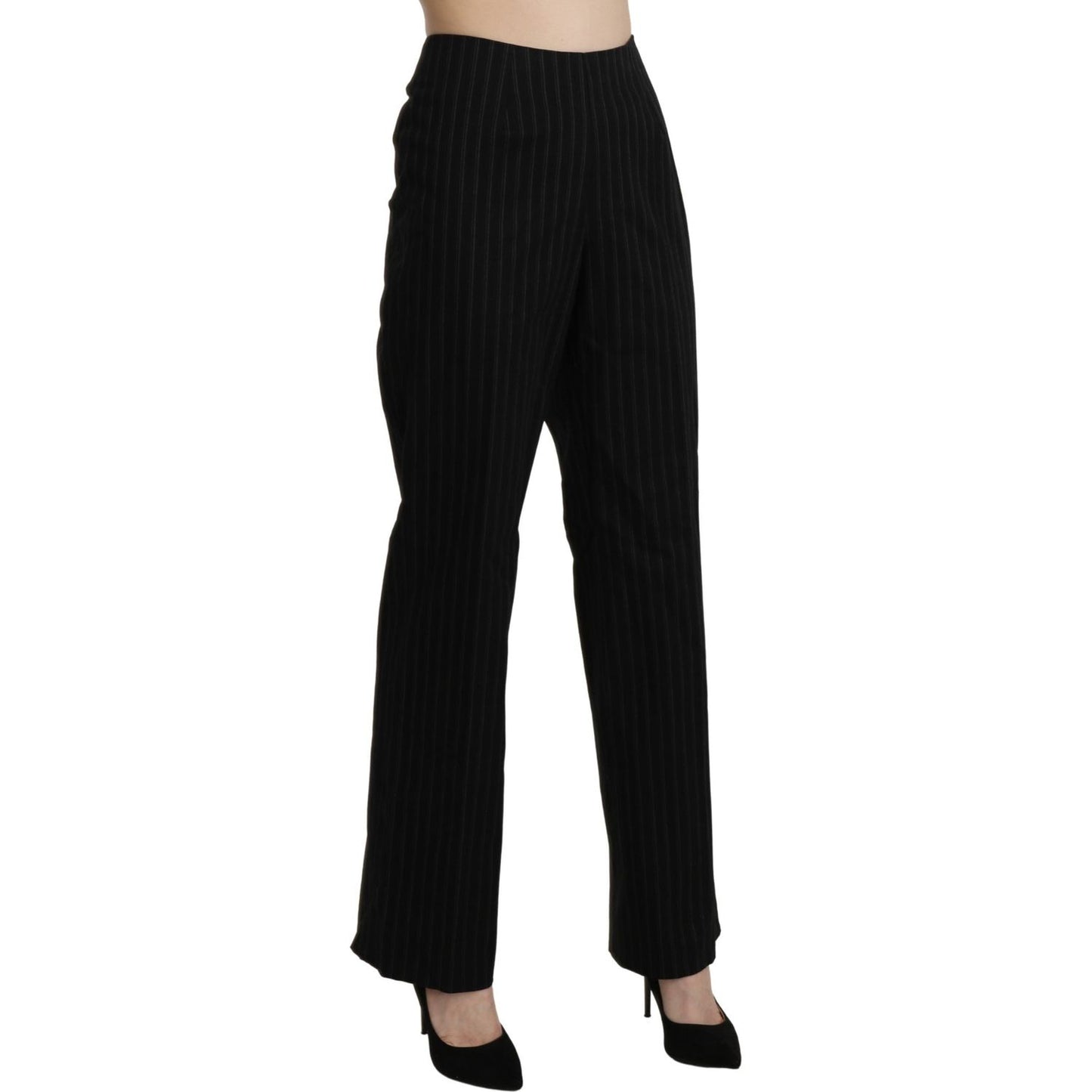 BENCIVENGA Elegant High Waist Black Pants Jeans & Pants BENCIVENGA