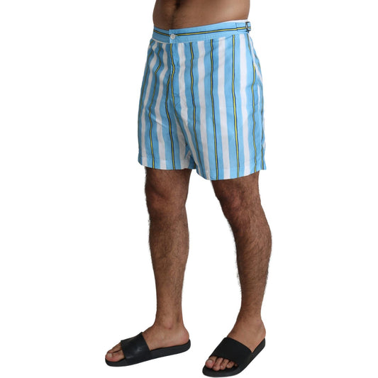 Dolce & Gabbana Striped Elegance Swim Shorts Dolce & Gabbana