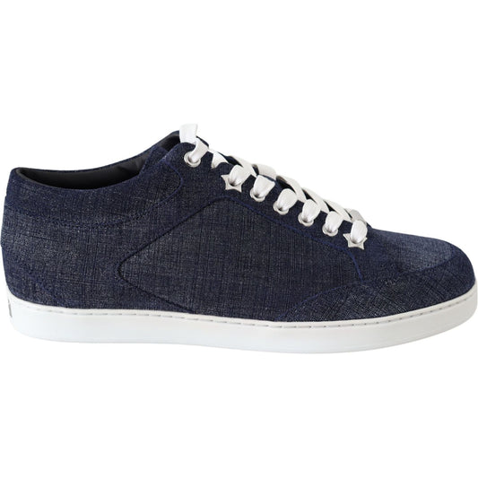 Jimmy Choo Miami Blue Denim Sneakers Jimmy Choo