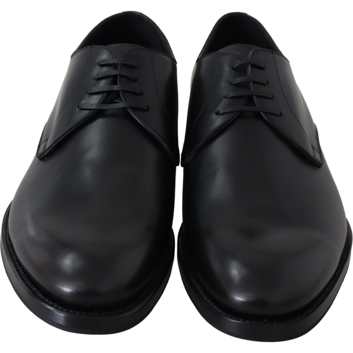 Dolce & Gabbana Black Leather SARTORIA Hand Made Shoes Dolce & Gabbana