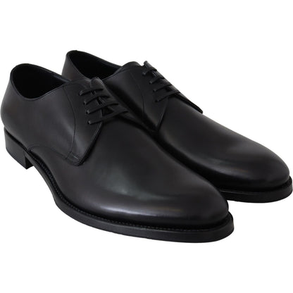 Dolce & Gabbana Black Leather SARTORIA Hand Made Shoes Dolce & Gabbana
