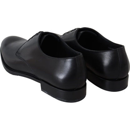 Dolce & Gabbana Black Leather SARTORIA Hand Made Shoes Dolce & Gabbana