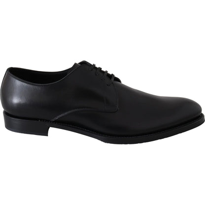 Dolce & Gabbana Black Leather SARTORIA Hand Made Shoes Dolce & Gabbana