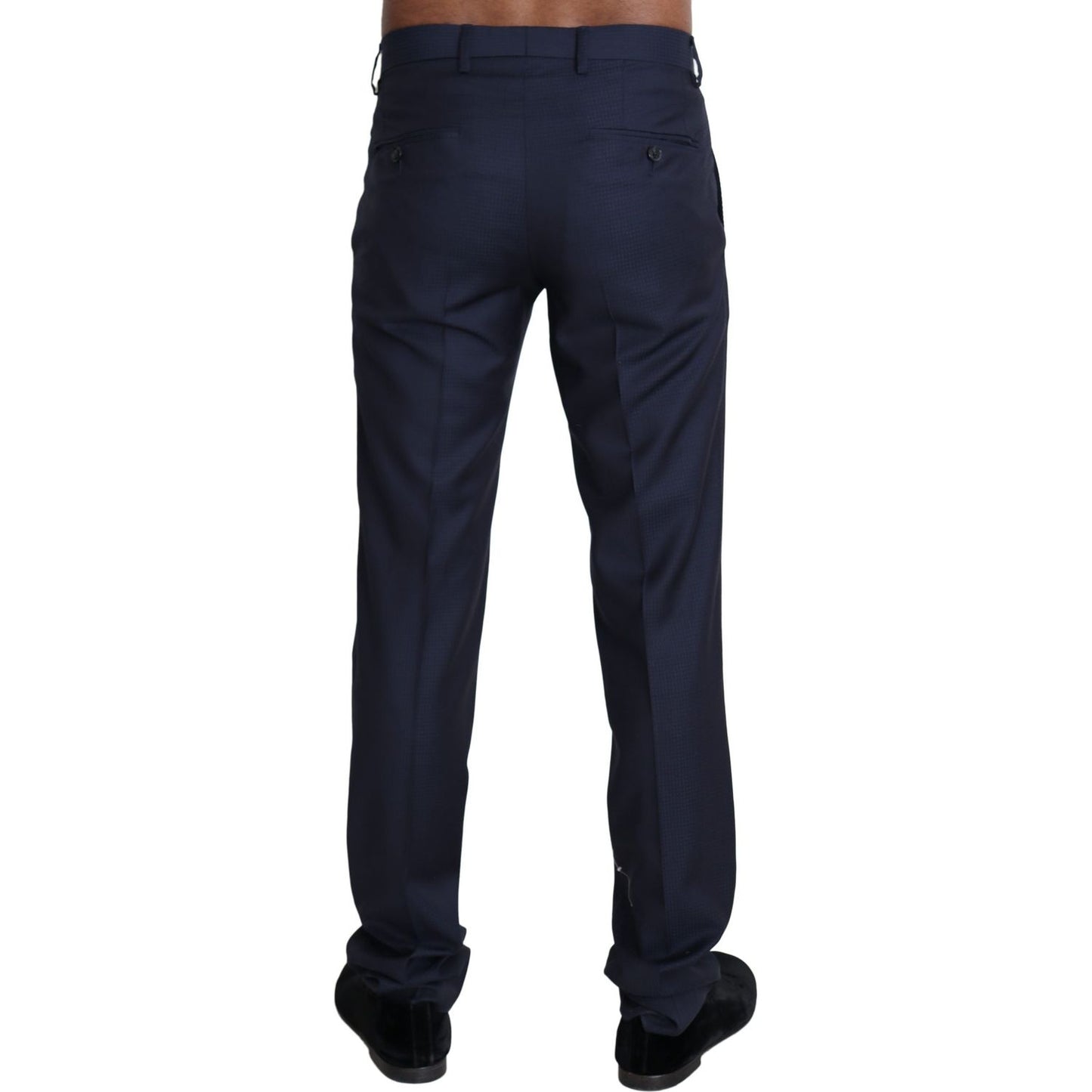 Dolce & Gabbana Navy Blue Dress Formal Men Trouser Pants