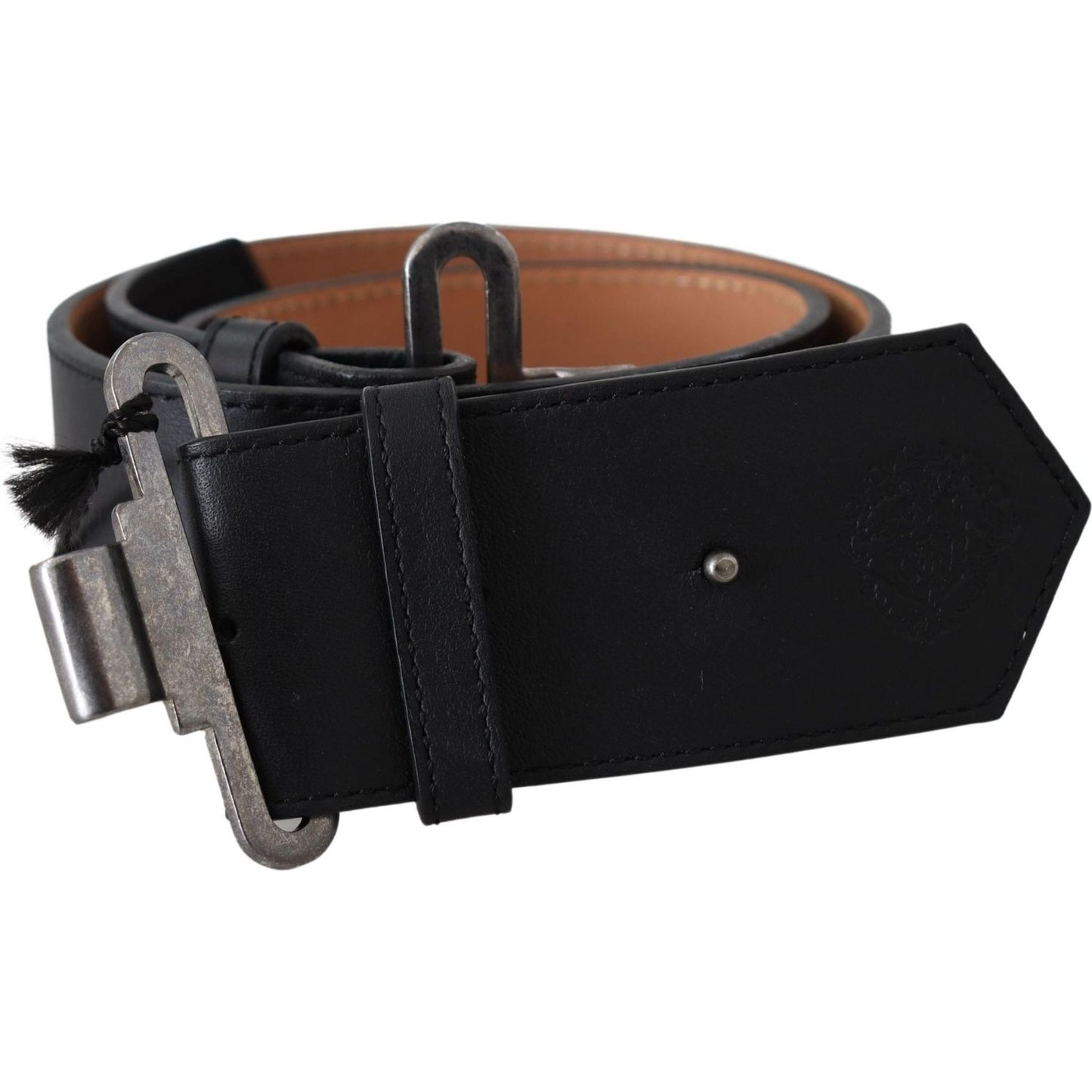 Ermanno Scervino Chic Leather Adjustable Black Belt Belt Ermanno Scervino