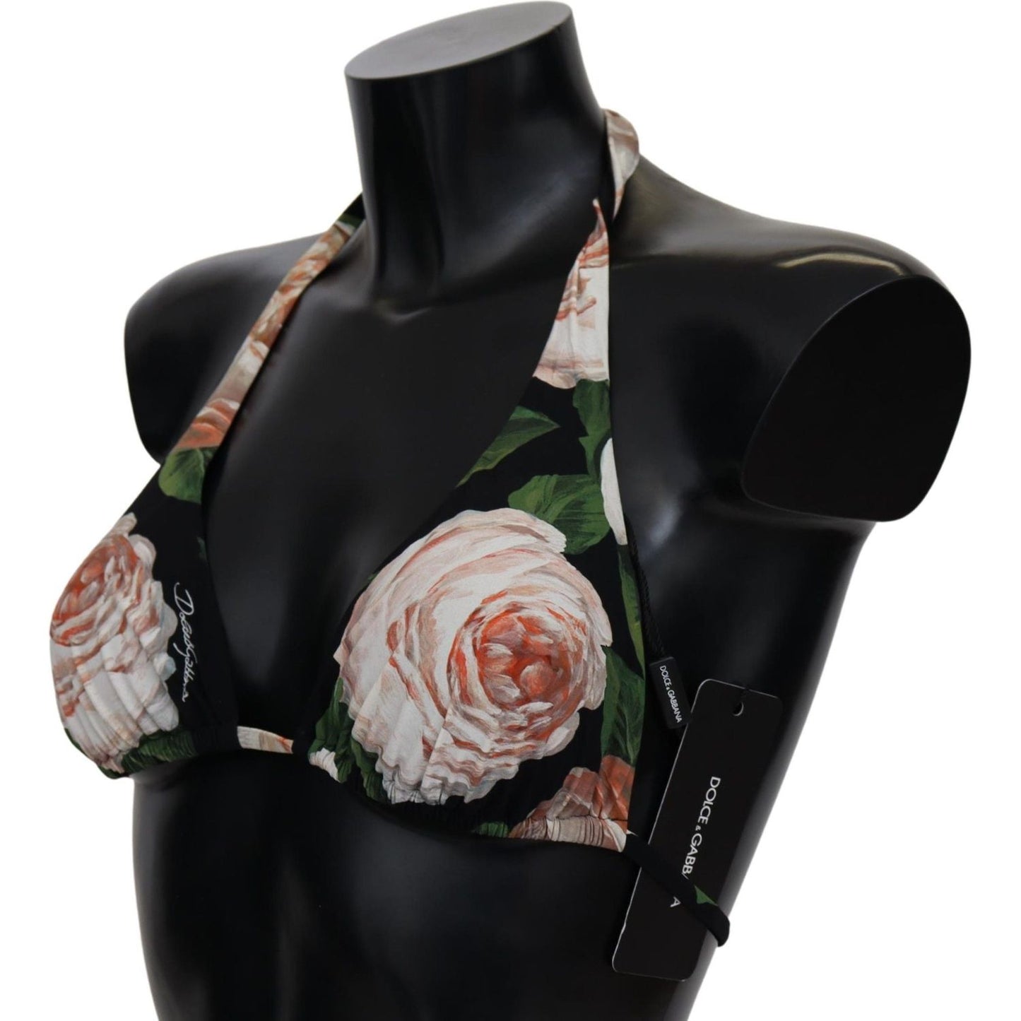 Dolce & Gabbana Elegant Floral Print Bikini Top Dolce & Gabbana