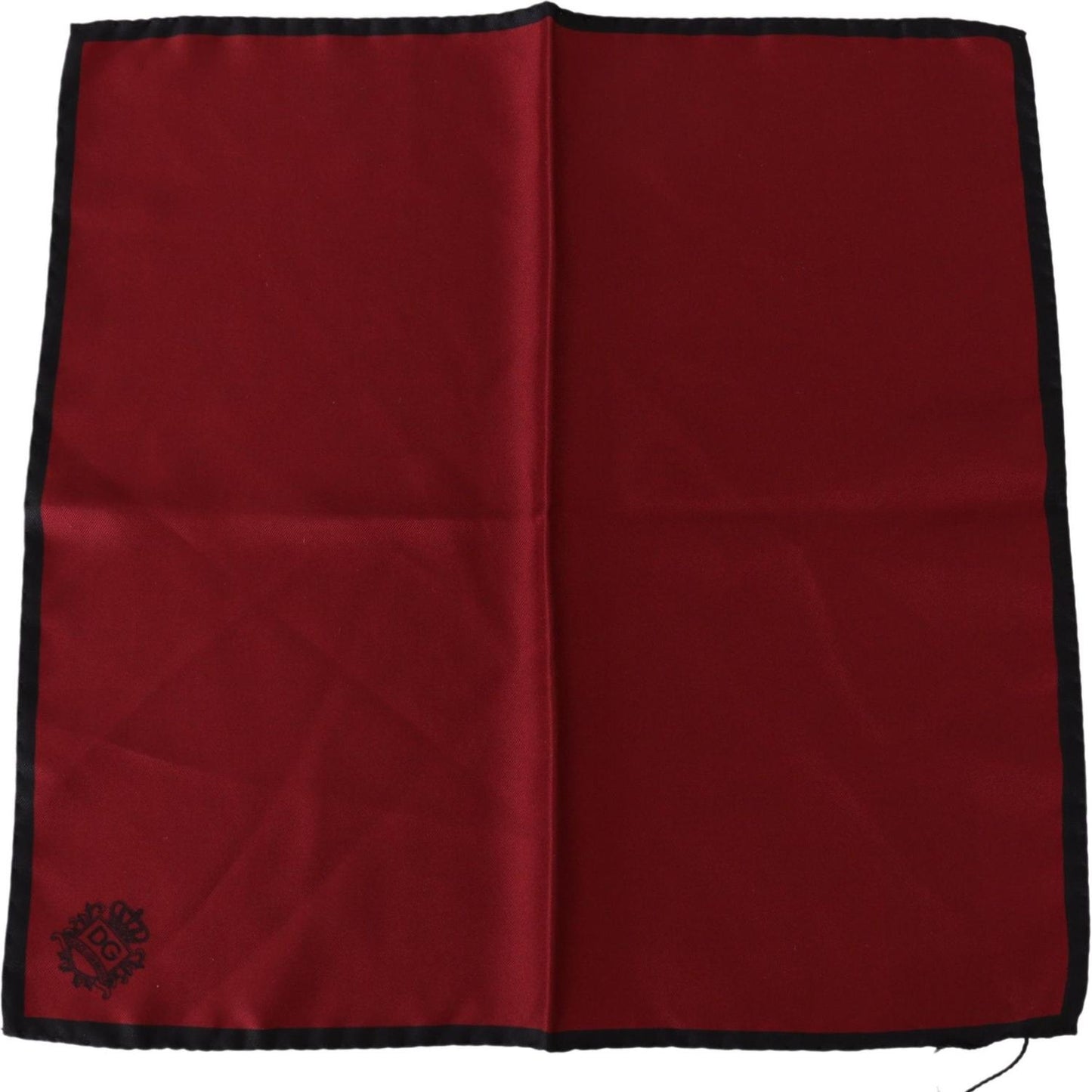 Dolce & Gabbana Elegant Red Silk Square Handkerchief Dolce & Gabbana