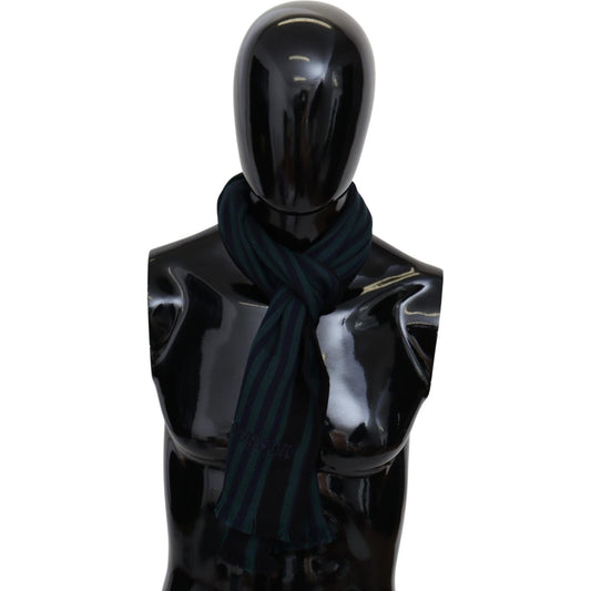 Missoni Multicolor Striped Wool Unisex Neck Wrap Shawl Missoni