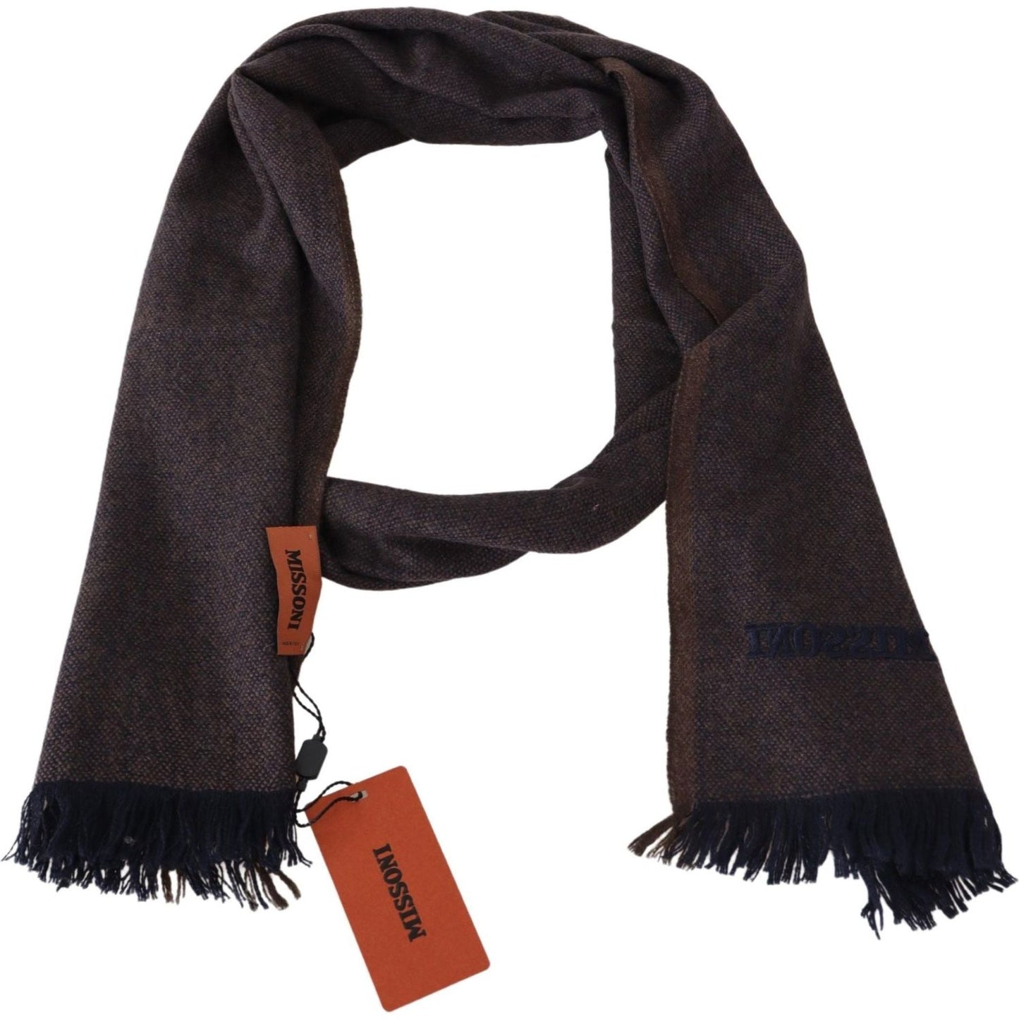 Missoni Elegant Cashmere Unisex Fringed Scarf Missoni