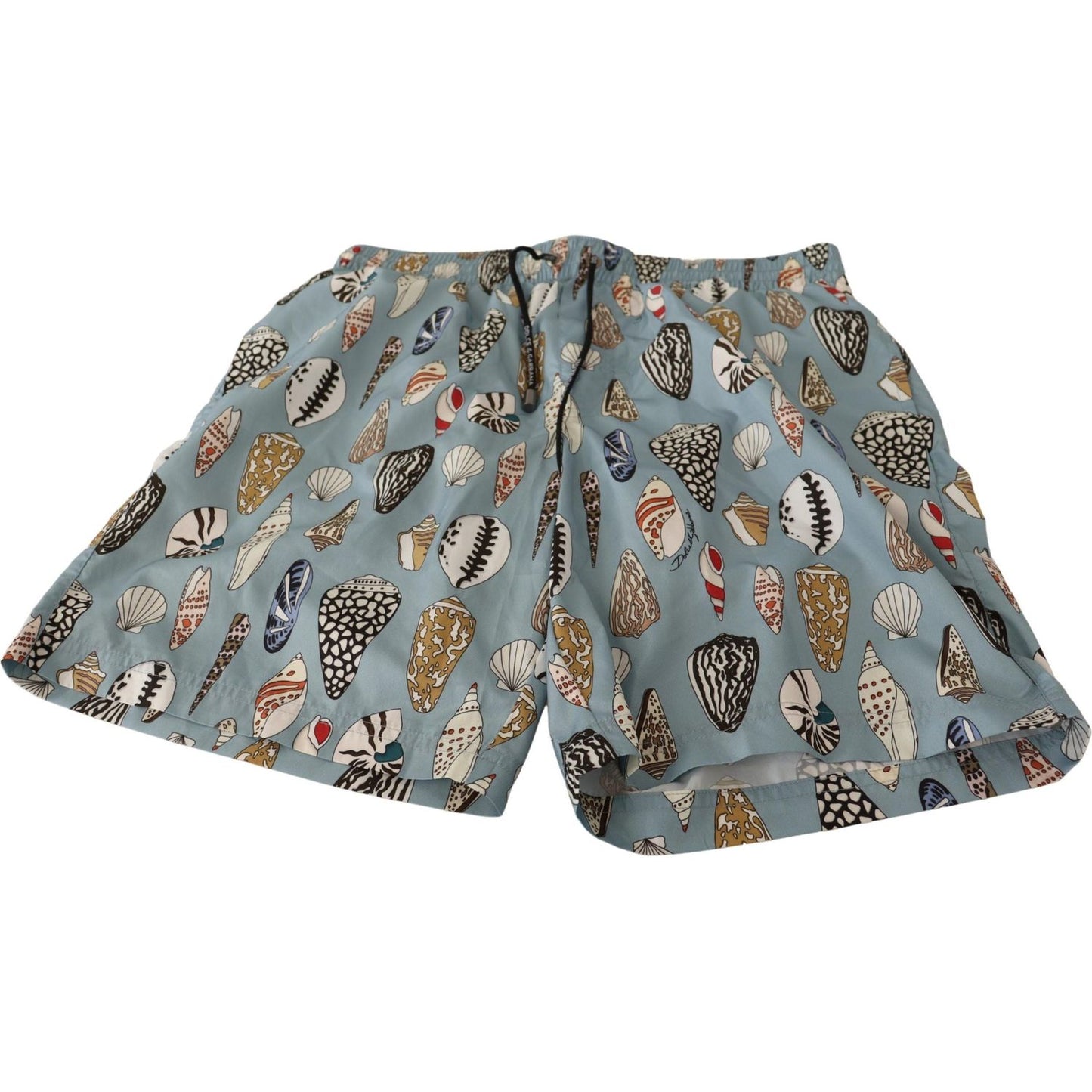 Dolce & Gabbana Elegant Seashell Print Swim Trunks Dolce & Gabbana