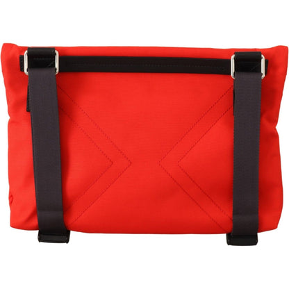 Givenchy Red Polyamide Downtown Flat Crossbody Bag Givenchy