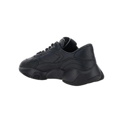 Valentino Black Calf Leather Garavani Sneakers Valentino