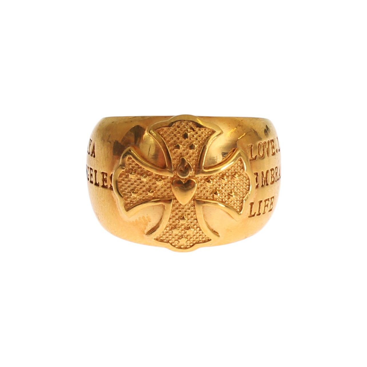 Nialaya Gold Plated 925 Silver Womens Ring Ring