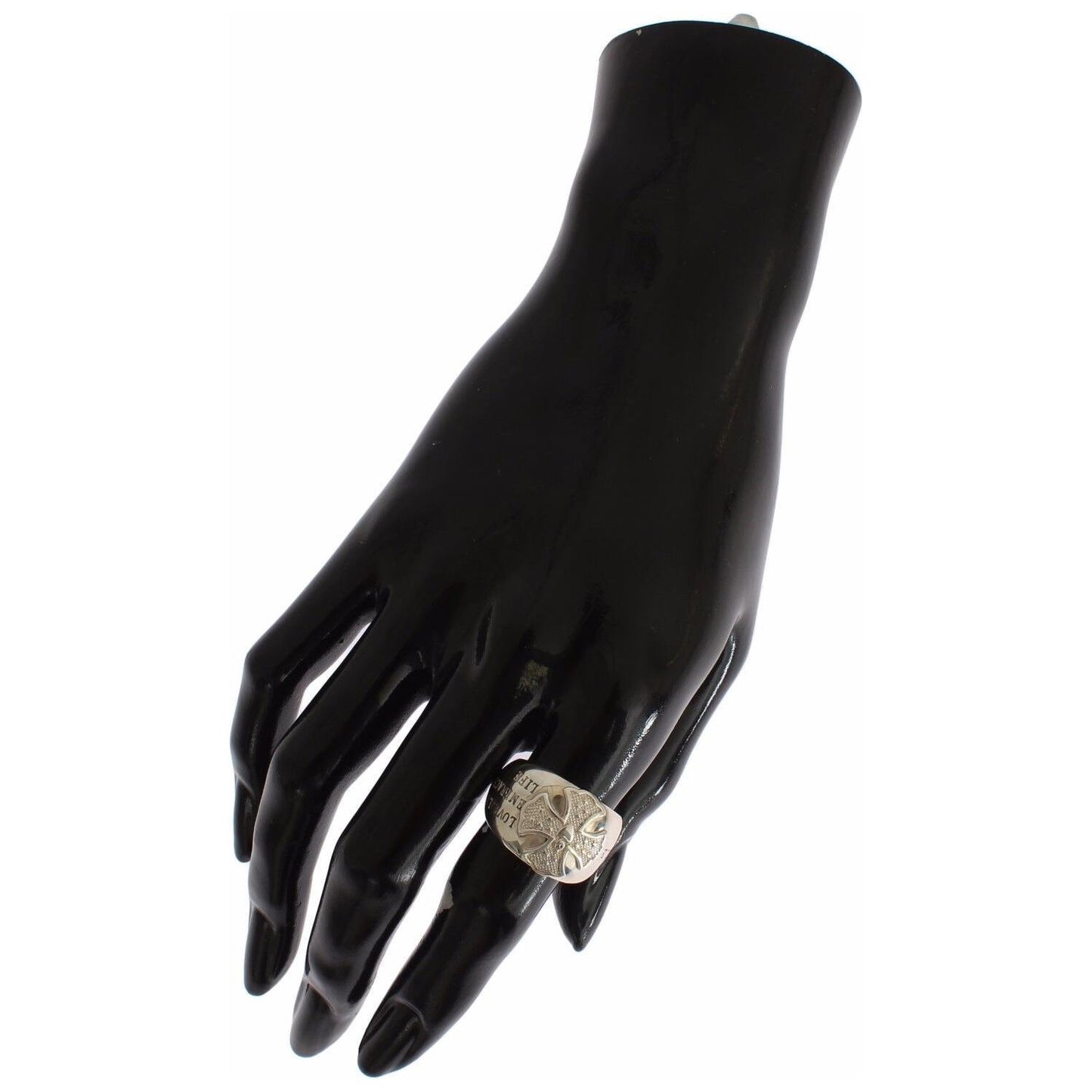 Nialaya Silver Cross Womens 925 Sterling Ring Ring