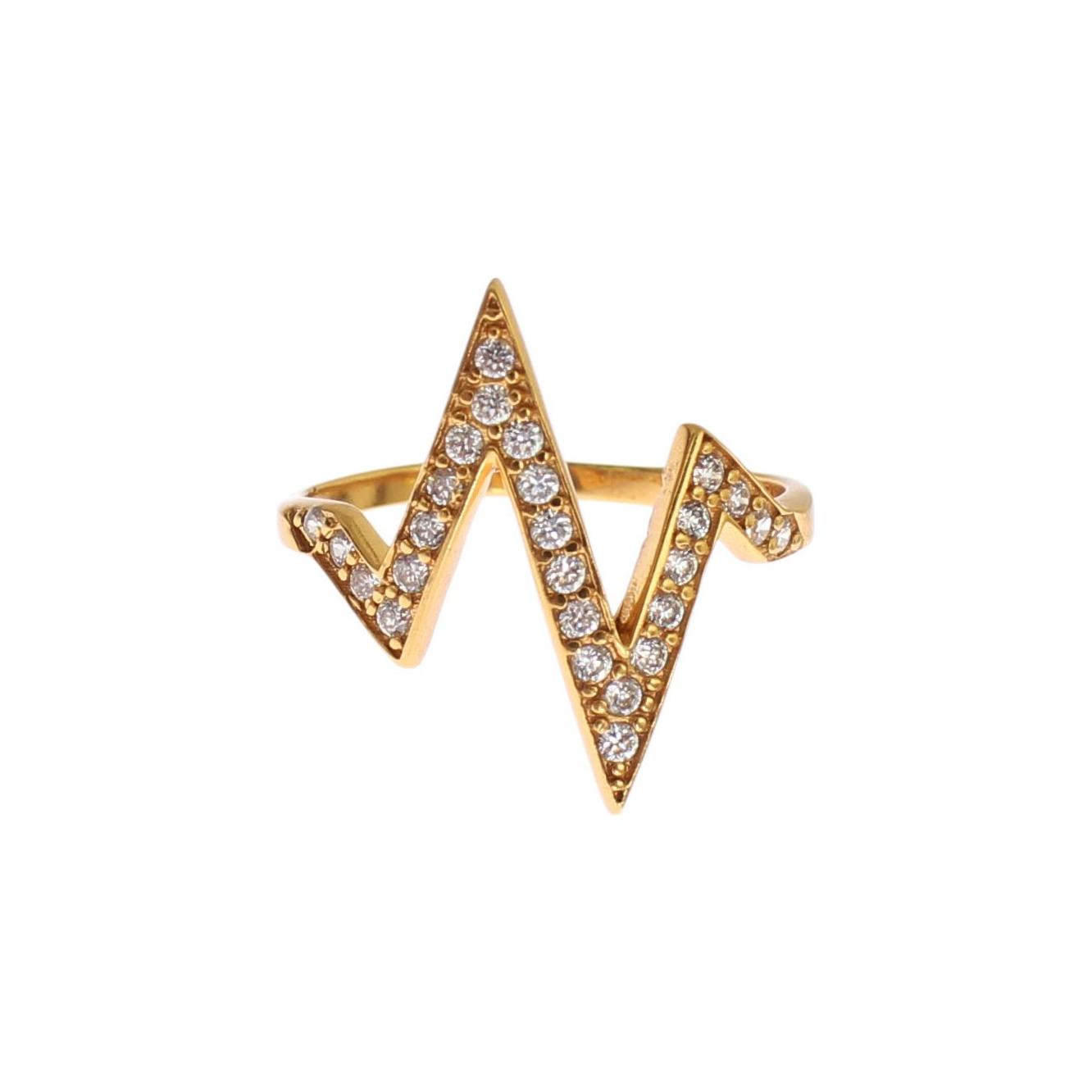 魅力镀金纯银戒指