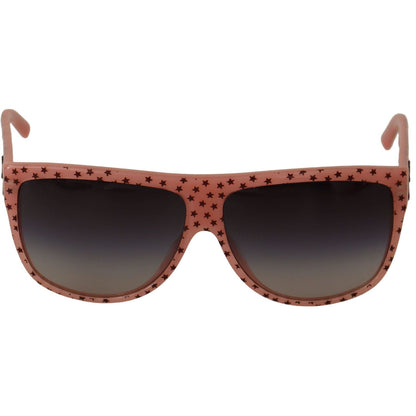 Dolce & Gabbana Brown Stars Acetate Frame Women Shades Sunglasses Dolce & Gabbana