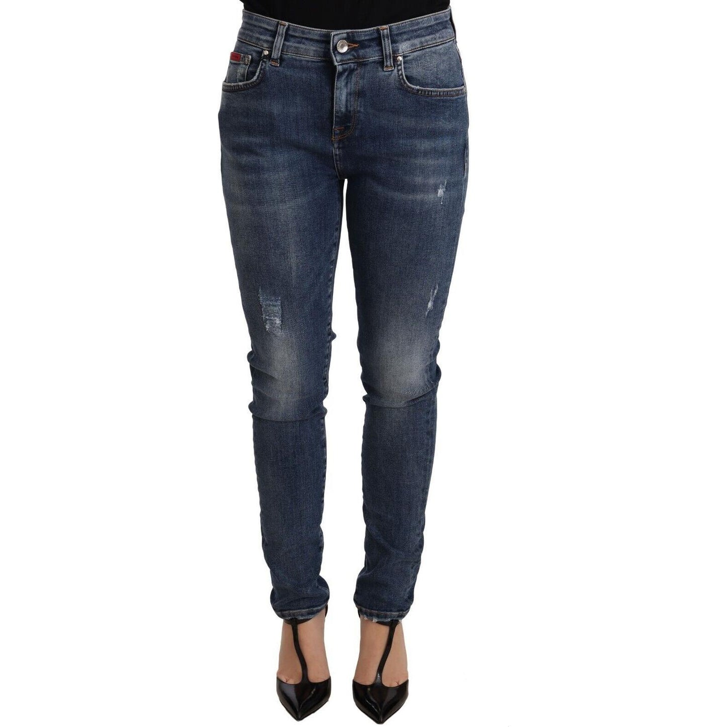 Dolce & Gabbana Elegant Slim-Fit Distressed Skinny Jeans Dolce & Gabbana