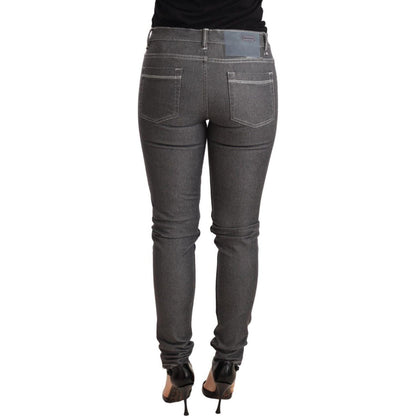 Acht Gray Low Waist Skinny Denim Trouser Jeans Acht
