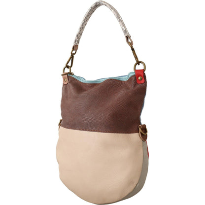 EBARRITO Multicolor Genuine Leather Shoulder Tote Women Handbag