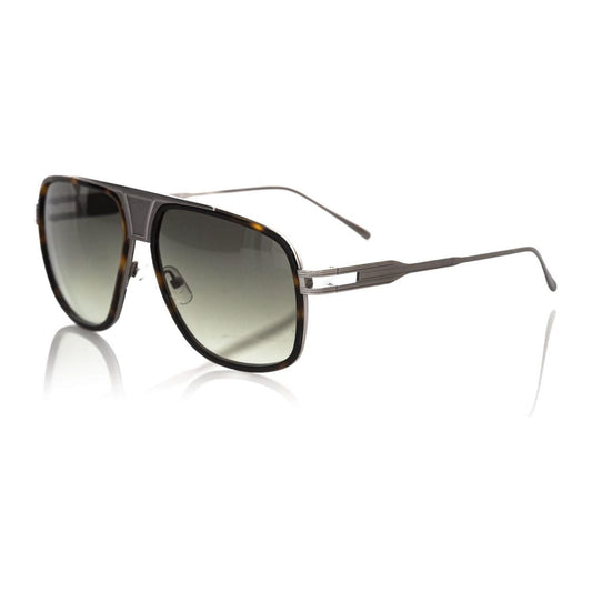 Frankie Morello Brown Metallic Fiber Men Sunglass Frankie Morello