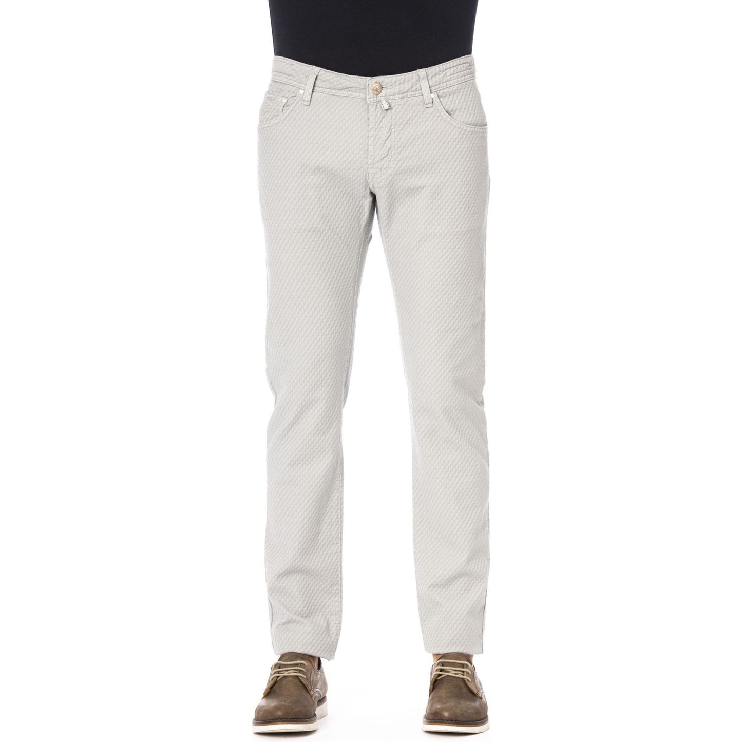 Jacob Cohen Gray Cotton Men's Jeans Jacob Cohen