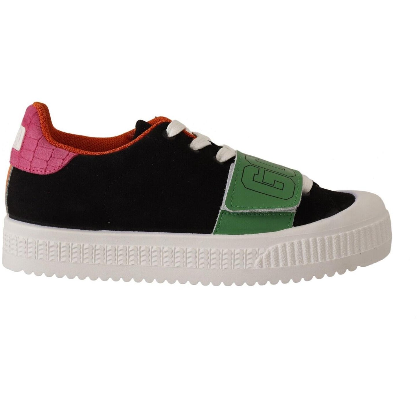 GCDS Stylish Multicolor Low Top Lace-Up Sneakers GCDS