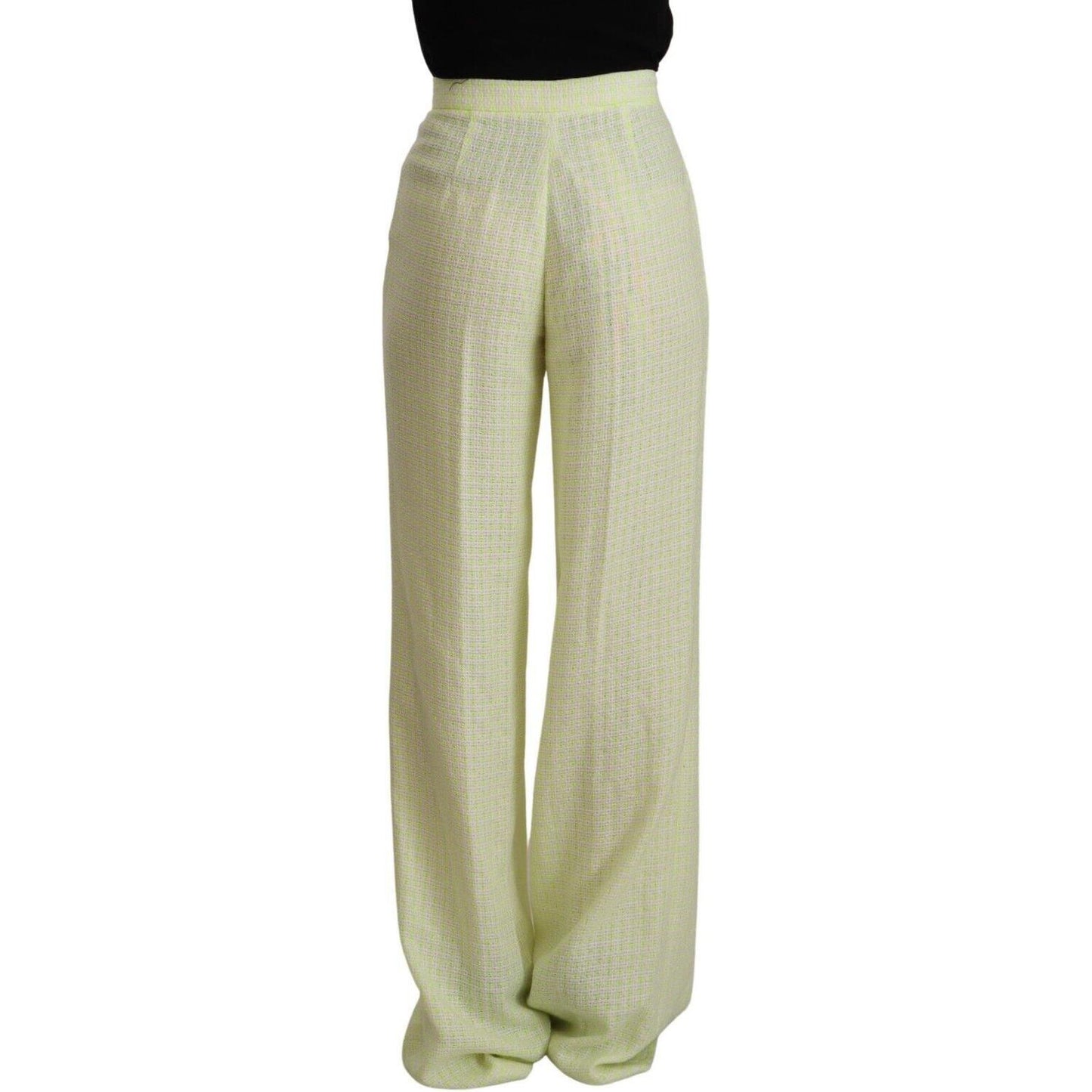 MSGM High-Waist Straight-Leg Chic Trousers MSGM