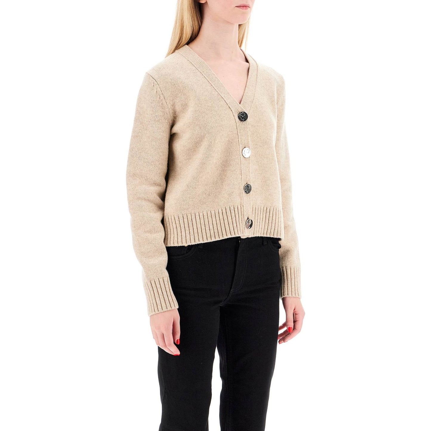 Tory Burch short wool cardigan for women Knitwear Tory Burch