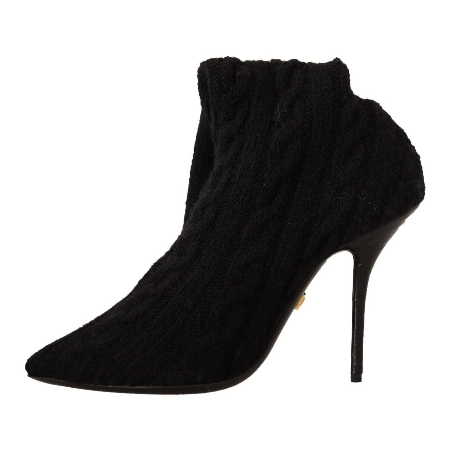 Dolce & Gabbana Elegant Stretch Sock Boots in Black Dolce & Gabbana