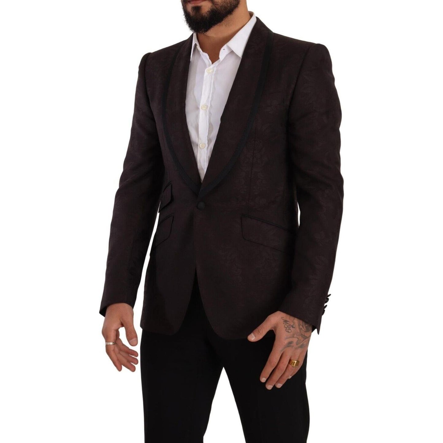Dolce & Gabbana Sicilian Elegance Single-Breasted Blazer Dolce & Gabbana Black