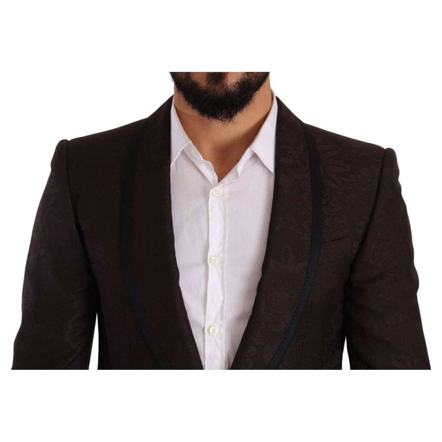 Dolce & Gabbana Sicilian Elegance Single-Breasted Blazer Dolce & Gabbana Gray