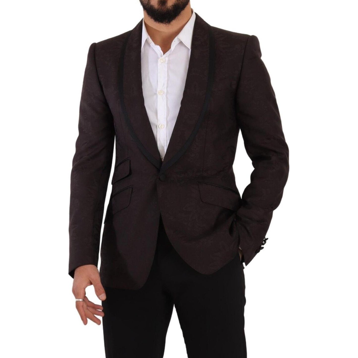 Dolce & Gabbana Sicilian Elegance Single-Breasted Blazer Dolce & Gabbana Black