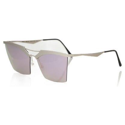 Frankie Morello Silver Metallic Women Sunglasses Frankie Morello