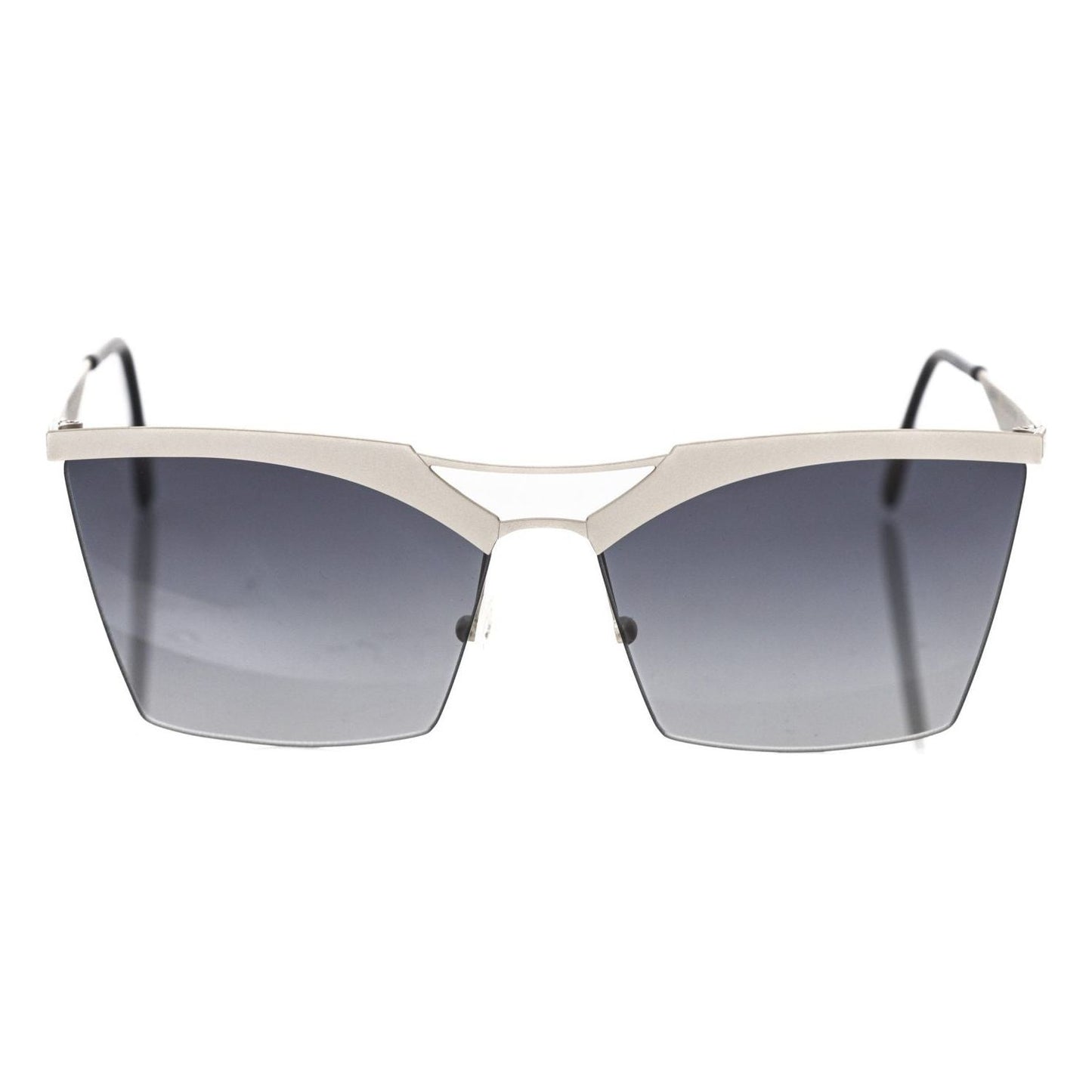 Frankie Morello Silver Metallic Women's Sunglass Frankie Morello